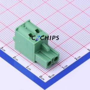 KF2EDGKD-5.0-2P Plug-in Terminal Block P=5mm Connector ( Connector Type: Plug )( Construction: 1x2P )( Pitch: 5mm ) - Product Image 1