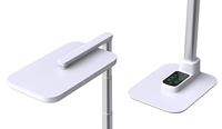 Lámpara de Mesa LED con Control Táctil Regulable en Intensidad, para Estudio, Altura Ajustable, Sensor de Movimiento, para Oficina/Estudio