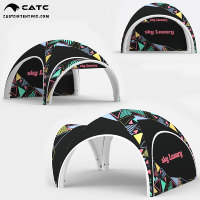 Tente gonflable pour événements de qualité commerciale CATC, imperméable |   Tente publicitaire d'extérieur personnalisée certifiée CE pour entreprises