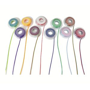 Bandes élastiques orthodontiques en caoutchouc accessoire de blanchiment des dents multi-usages avec accolades dentaires à chaîne de puissance de couleur contrastée - Product Image 5