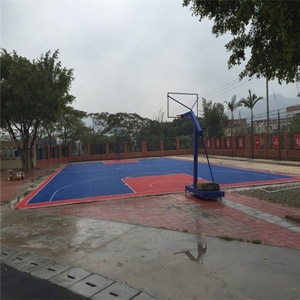 Revêtement de sol sportif modulaire approuvé par l'ITF pour les compétitions scolaires et les clubs, dalles de sol pour terrains de tennis - Product Image 1