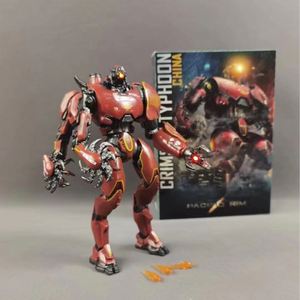 โมเดลของเล่นทำมือแบบเคลื่อนย้ายได้ รุ่นดีลักซ์ สำหรับ Pacific Rim China Mecha Storm สีแดงเคลือบเงา เรืองแสง สไตล์การ์ตูนอะนิเมะญี่ปุ่น HTPY - Product Image 1