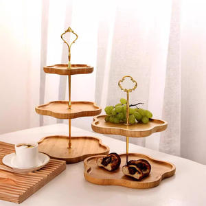 Многослойная тарелка для фруктовых конфет для дома, для гостиной, журнальный столик, трехслойная тарелка для закусок, подносы для хранения послеобеденного чая - Product Image 1