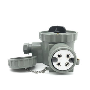 Prise murale étanche en nylon marin série CZKF3-2, niveau IP66, pour courant 16A 10A, tension 24V, compatible CN - Product Image 1