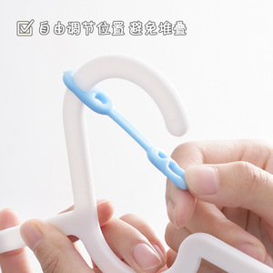 <b>Clothes</b> <b>Rack</b> Windproof Buckle Fixing Tool Round Hook Type Durable Clothing Organizer - Product Image 5