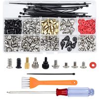 Kit de vis et boulons de montage pour boîtier d'ordinateur, disque dur, ventilateur, carte mère, alimentation, serveur, HDD, PSU, PCI, réparation DIY, 360/228 pièces