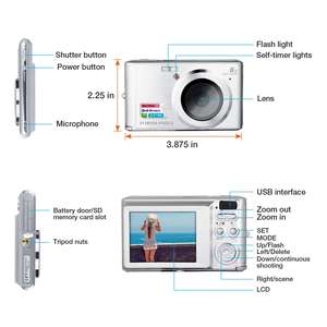18M regalo cámara HD 720P HD foto cámara de Video de la cámara de vídeo Digital - Product Image 2