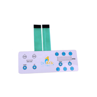 Clavier à membrane tactile pour télécommande, avec touches en silicone à dôme métallique, interrupteur à membrane, capuchon de touche, montage en surface