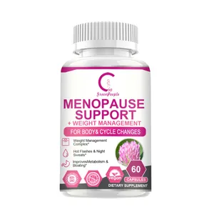 60pcs Weight Management Menopausa Suporte Cápsula Menopausa Herbal Suplementos para Adultos