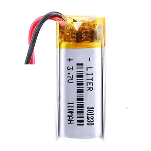 Batería Lipo de iones de litio recargable, 301230 V, 3,7 mah, paquete suave de energía, 110 o 500 veces personalizado