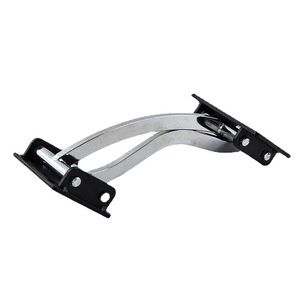 Charnières réglables avant-arrière pour canapé 230mm 280mm, en fer chromé noir, à montage en surface, charnières modernes pour meubles - Product Image 4