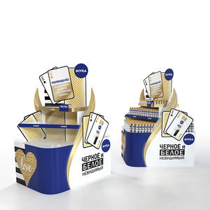 Estante de exhibición al por menor de servicio pesado certificado ISO Cartón corrugado para soporte POP Soporte de exhibición al por menor corrugado certificado ISO - Product Image 1