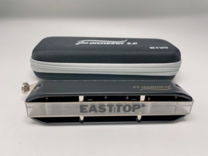 EAST TOP Harmonica FORERUNNER 2.0 chromatique <span class=keywords><strong>à</strong></span> 12 trous et 48 tons, <span class=keywords><strong>clé</strong></span> de Do, avec valves améliorées, accessoire pratique pour - Product Image 5