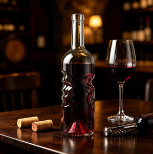 Botella de Vino Tinto de Uva al por Mayor de Fábrica para Bodega, Botella de Vino de Frutas de 750ml - Product Image 5