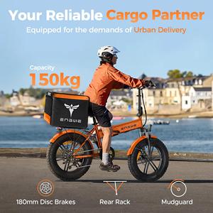 Vélo pliable ENGWE Ep-2 boost, vélo électrique avec suspension intégrale, autonomie de 120 km, conduite confortable, 25 km/h, vélo électrique conforme aux normes européennes - Product Image 4