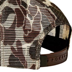 Casquettes de camionneur de haute qualité personnalisées pour activités de plein air, pêche, imperméables, avec patch en cuir et maille respirante - Product Image 2