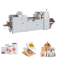 Nouvelle conception, prix d'usine, machine automatique de fabrication de sacs en papier alimentaire à trois soudures LMD-400 pour l'emballage de snacks