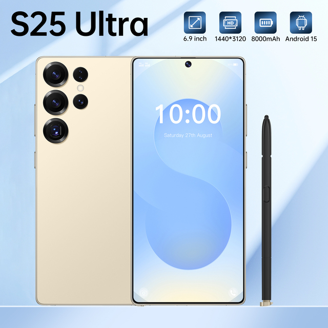 2026 Best S25 Ultra 5G Smartphone 200MP Camera 6.9'' Big Battery 16GB+1TB Android 15 Unlocked