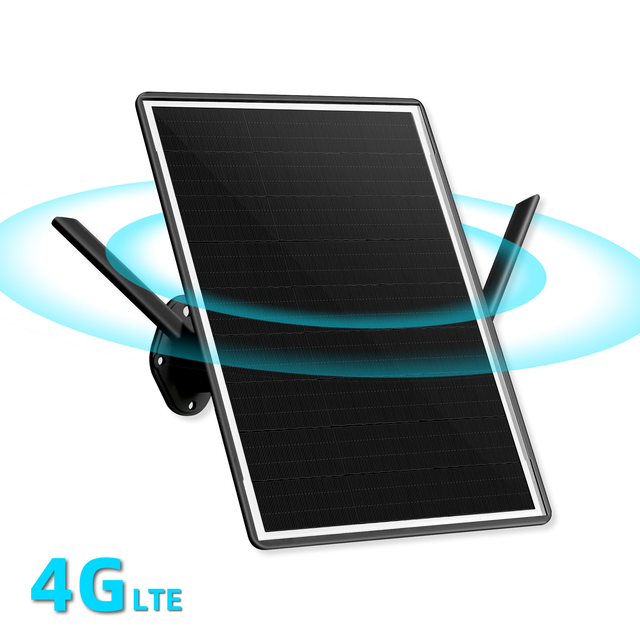 Outdoor 4G LTE Solar Panel WIFI Router with 20000mAh Battery 24/7 Working Surveillance Accessories