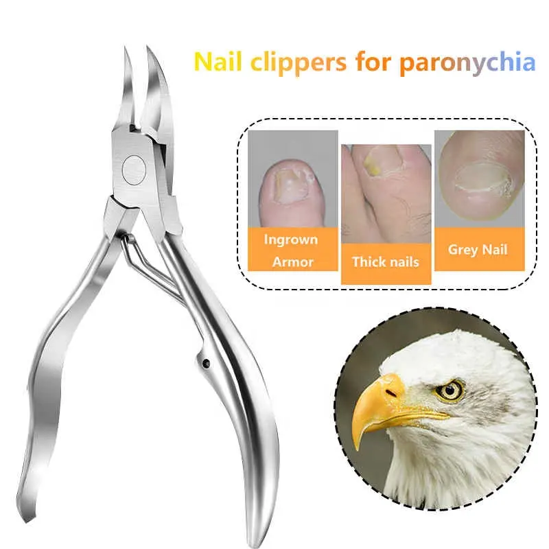 Nail Cuticle Scissors Stainless Steel Manicure Pedicure Tools Golden/Silver/Rainbow Dead Skin Scissor Nipper Clipper Tool