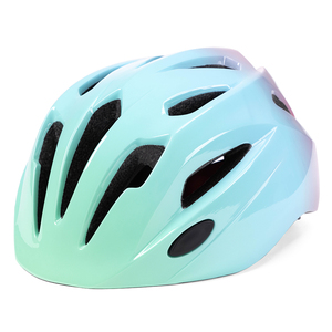 Helm sepeda anak warna gradien, helm pelindung keamanan papan skate, skuter, dapat disesuaikan untuk anak - Product Image 1