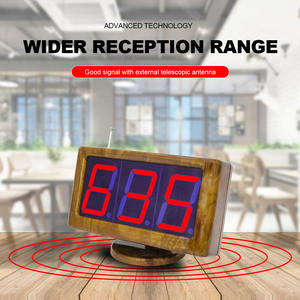 Gọi điện thoại không dây hệ thống với 28 cuộc gọi nút & hiển thị Receiver-Nhà hàng khách sạn bệnh viện phân trang & giọng nói phát sóng - Product Image 2