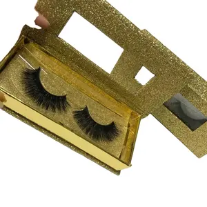 false or real mink 3d eyelashes extension and custom lashes label