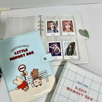 Koreanisches Cartoon-Kreativalbum im Neuen K-POP-Stil, A5 6-Ring Loseblatt-Fotokartenalbum für Fotokartensammlung