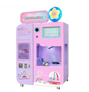 cotton candy vending machine automatic Sugar consumption: 40-45 sugars/KG cotton candy automatic machine