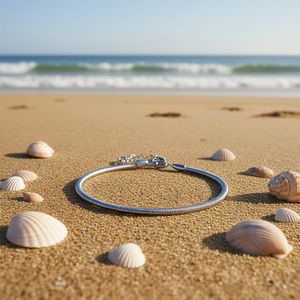 Amy Amy Fashion <b>Anklet</b> Stainless Steel <b>Silver</b> Plated Classic Style Women's Gift Jewelry T2032 - Product Image 2