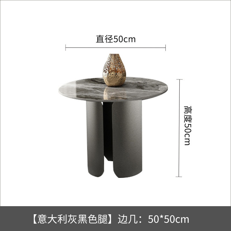 Black leg-side-diameter 50height 50-italian grey