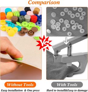 Leichter Kunststoff-Druckknopf 9mm 11mm 15mm POM-Material für medizinische Uniformen Labor kittel Schutz kleidung Industrie verschluss - Product Image 4