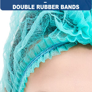 Hubei Haixin Precio Desechable PP Cap Head Cover Hair Net Ropa DE TRABAJO quirúrgica Protección contra <span class=keywords><strong>el</strong></span> polvo 18 "20" 24 "Gorros de <span class=keywords><strong>redecilla</strong></span> al por mayor - Product Image 4