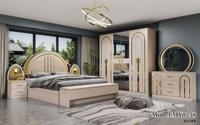 Ensembles de chambre à coucher, lit double king size, ensemble de meubles de chambre à coucher en bois, ensemble complet moderne de luxe en bois