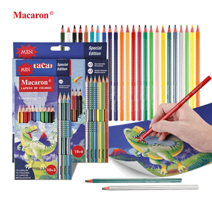 Macaron 13/24 Màu Sắc Bút Chì Dầu Dựa Trên Màu Peneils Tam Giác Bút Grip Tùy Chỉnh Màu Bút Chì Thiết Lập - Product Image 1