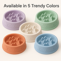 Gamelle pour chien en silicone de qualité alimentaire, automatique, élégante, à alimentation lente, anti-étouffement, antidérapante, avec design labyrinthe interactif pour une alimentation saine