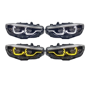 Suitable for 13-20 4 Series F32 F82 F36 <b>Headlight</b> Assembly M4 Modified GTS Spoon Yellow DRL F82 <b>LED</b> <b>Headlights</b> Suitable for 13-2 - Product Image 2