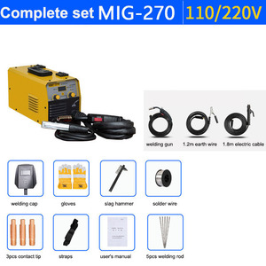 Máquina de Soldadura MIG/MMA 2 en 1 Portátil, Mini, con Protección de CO2, Automática, IGBT 250A, 110V/220V, Soldadura por Arco de Corriente Alterna - Product Image 4