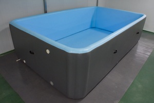 Piscina Inflable Grande Personalizada para Adultos, para Exteriores, <span class=keywords><strong>Construcción</strong></span> <span class=keywords><strong>de</strong></span> PVC con Tecnología Drop Stitch para Mayor Durabilidad - Product Image 4
