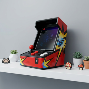 Daily Relax <b>Handheld</b> <b>Retro</b> Game <b>Console</b> Comfortable Grip Portable Classic Game Player - Product Image 6
