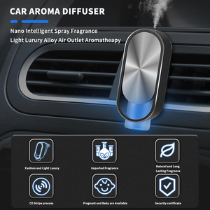 Nuevos Productos Difusor de Aroma Eléctrico Automático de Aluminio para Coche con Aceite Esencial, Recargable por USB, Mini Clip de Ventilación - Product Image 2