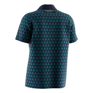 T-shirt en polyester à manches courtes pour homme, imprimé par sublimation, 100 % polyester, personnalisable, avec fermeture éclair – Grande Vente - Product Image 4