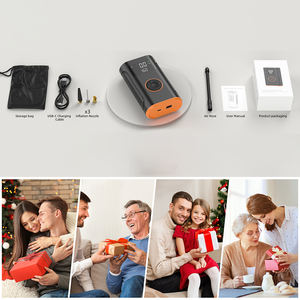 Petite pompe <span class=keywords><strong>rechargeable</strong></span> tente de vélo personnalisée buse de batterie d'énergie pompe de dégonflage pneus football compact <span class=keywords><strong>gonfleur</strong></span> de pneu de vélo - Product Image 3