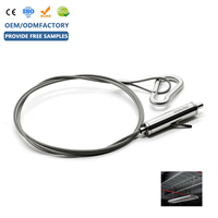 Kit de suspension de câbles avec système de fixation pour panneaux LED linéaires et éclairage commercial/de bureau à haute capacité de charge