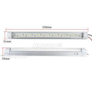 ไฟ LED แถบสีขาวสำหรับตกแต่งภายในรถยนต์ 12V 24V พร้อมสวิตช์เปิด/ปิด สำหรับรถตู้ รถบรรทุก รถบ้าน เรือ RV คาราวาน - Product Image 6