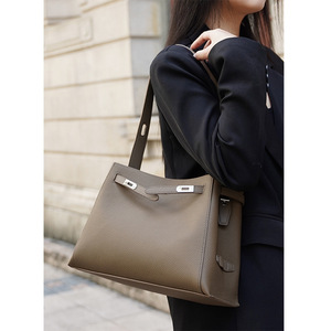 Bolsos de Mano de Alta Calidad en Cuero Genuino, Bolso de Mano con Asa Superior para Mujer, Elegante Bolso Tote de Gran Capacidad para Damas - Product Image 3