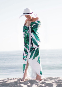 Toalla de <span class=keywords><strong>Playa</strong></span> Redonda de Microfibra <span class=keywords><strong>Tropical</strong></span> Personalizada al por Mayor, Servilleta de <span class=keywords><strong>Playa</strong></span> Antiarena 100% Microfibra - Product Image 3