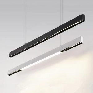 High Quality Modern Commercial <strong>Linear</strong> Lighting Systems Indoor Suspended Project Lamp Aluminum Profile <strong>Led</strong> Pendant Light - Product Image 1