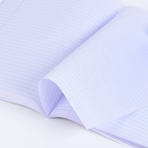 Cahier de bureau coloré personnalisé direct d'usine Cahier d'examen d'examen scolaire Cahier de point de selle de lignes horizontales verticales écologiques - Product Image 4