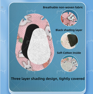 Parche Ocular para Ambliopía Infantil, Corrector <span class=keywords><strong>de</strong></span> Ojo Único, Entrenamiento para <span class=keywords><strong>Estrabismo</strong></span>, Cubierta Ocular Transpirable Postoperatoria - Product Image 3